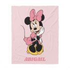 Souris Minnie personnalisable | Poster en rose