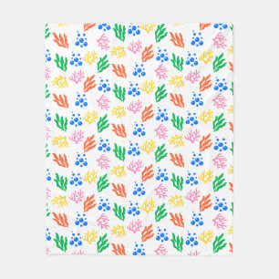 Couverture Polaire Sous le corail de mer Motif sans couture - Couvert