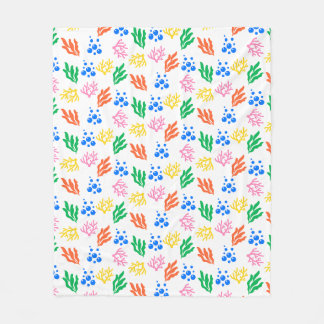 Couverture Polaire Sous le corail de mer Motif sans couture - Couvert