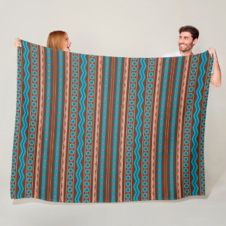 Couverture Polaire Southwest Style Geometric Cameron Gorge Design Lg