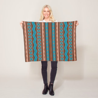 Couverture Polaire Southwest Style Geometric Cameron Gorge Design Sm