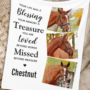 Couverture Polaire Souvenir Mémorial personnalisé 3 Collage photo