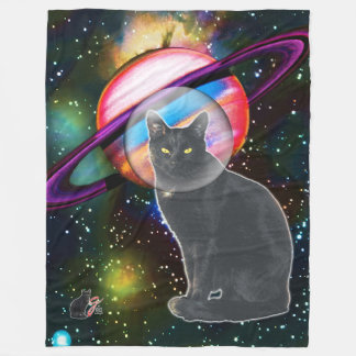 Couverture Polaire Space-Cat Cosmo