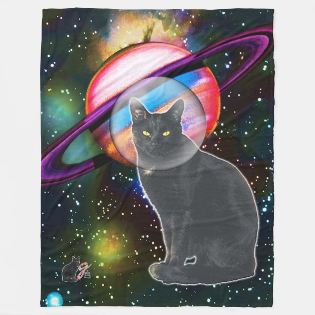 Couverture Polaire Space-Cat Cosmo (Devant)