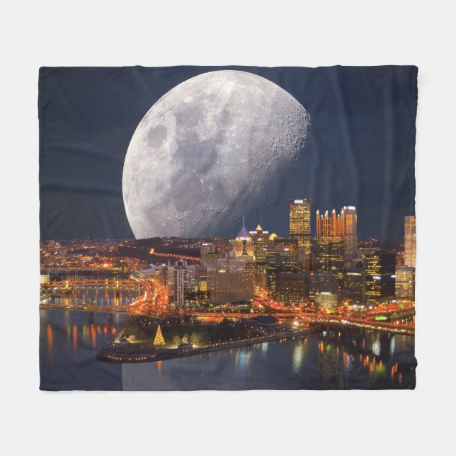 Couverture Polaire Spacey Pittsburgh (Devant (Horizontal))