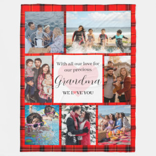 Couverture Polaire Spécial grand-mère personnalisée