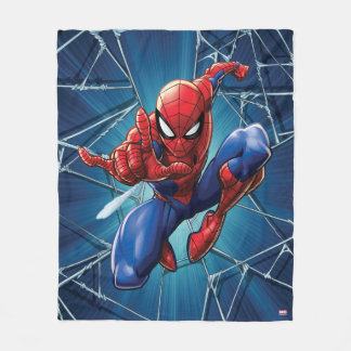 Couverture Polaire Spider-Man | Leap de tir sur le Web