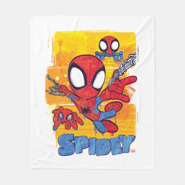 Couverture Polaire Spidey et TRACE-E Spidey Swing City Sketch (Devant)