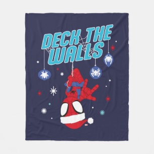 Couverture Polaire Spidey Holiday Deck The Walls
