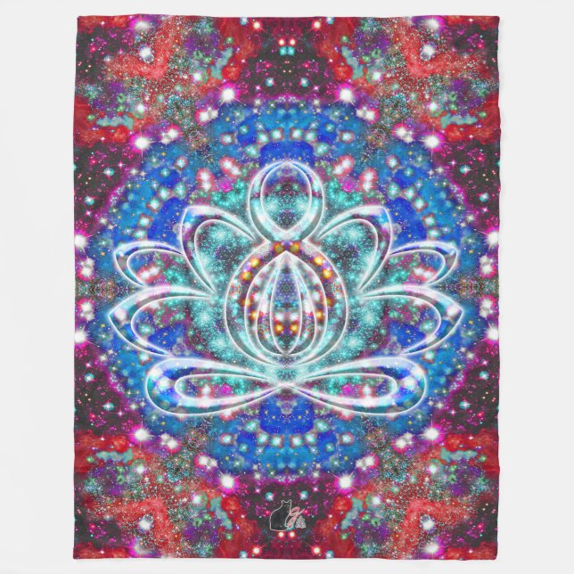 Couverture Polaire Splendorf Zen Lotus (Devant)