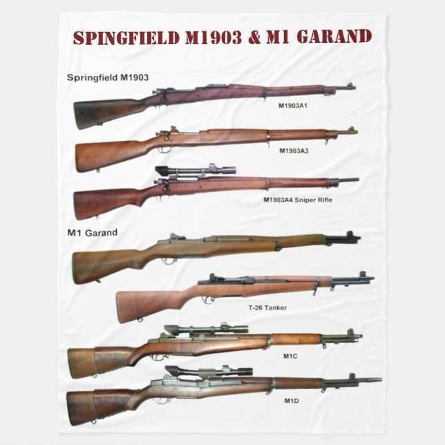 COUVERTURE POLAIRE SPRINGFIELD M1903 & M1 GARAND (Devant)