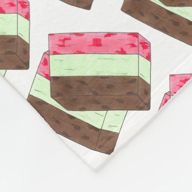 Couverture Polaire Spumoni Italien Gelato Crème de glace Dessert Spum (Coin)