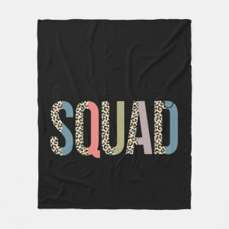 Couverture Polaire Squad Teacher Student First Last Day Of School Fie