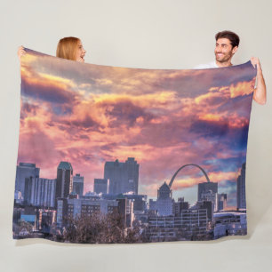 Couverture Polaire St. Louis Sunrise
