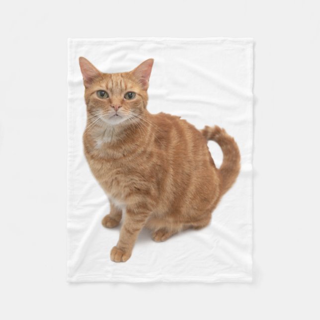 Couverture Polaire Stade de Cat orange (Devant)