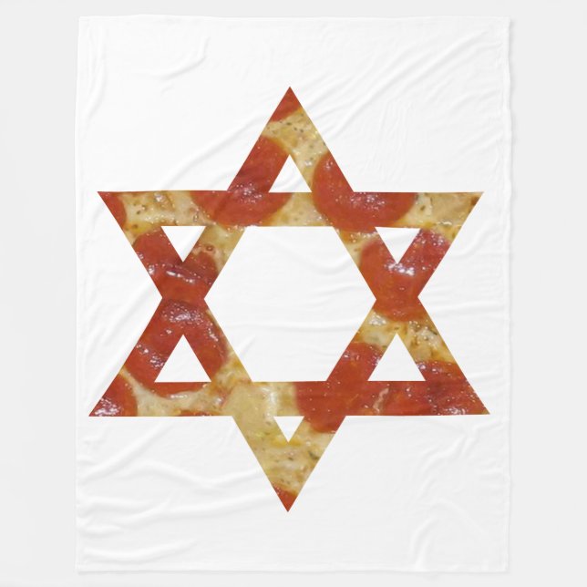 Couverture Polaire star de la pizza de david blanket (Devant)