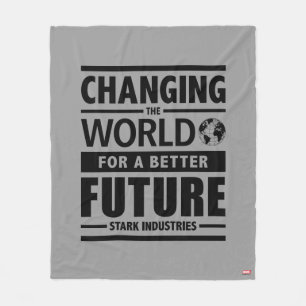 Couverture Polaire Stark Industries Change le Monde