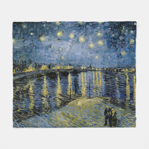 Couverture Polaire Starry Night Vincent van Gogh