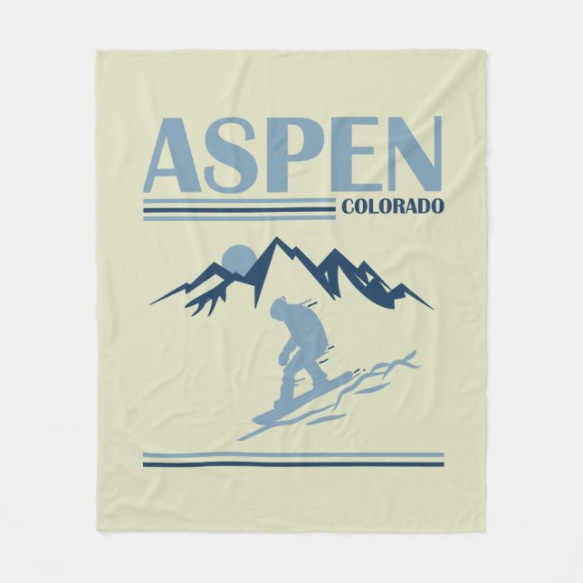 Couverture Polaire Station de ski d'Aspen Colorado (Devant)