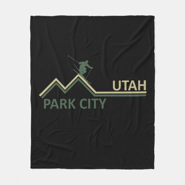 Couverture Polaire Station de ski Park city Utah (Devant)