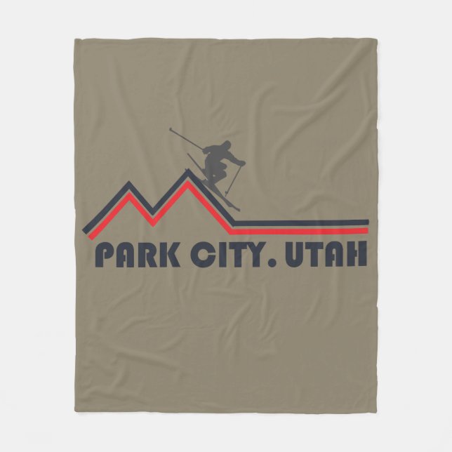 Couverture Polaire Station de ski Park city Utah (Devant)