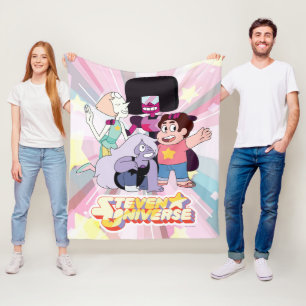 Couverture Polaire Steven Universe   Crystal Gem Group Huddle