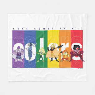 Couverture Polaire Steven Universe - L'Amour Arrive Dans Toutes Les C