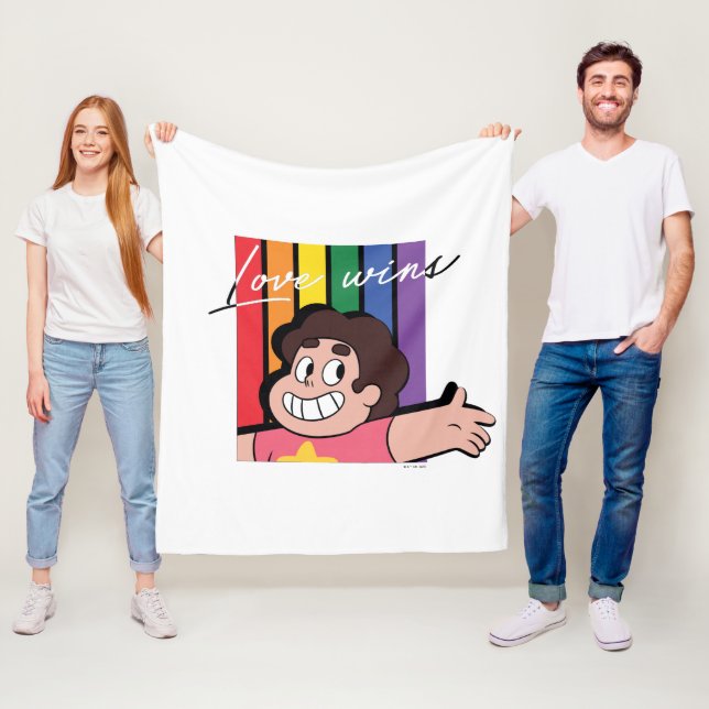 Couverture Polaire Steven Universe - L'amour gagne (En situation)