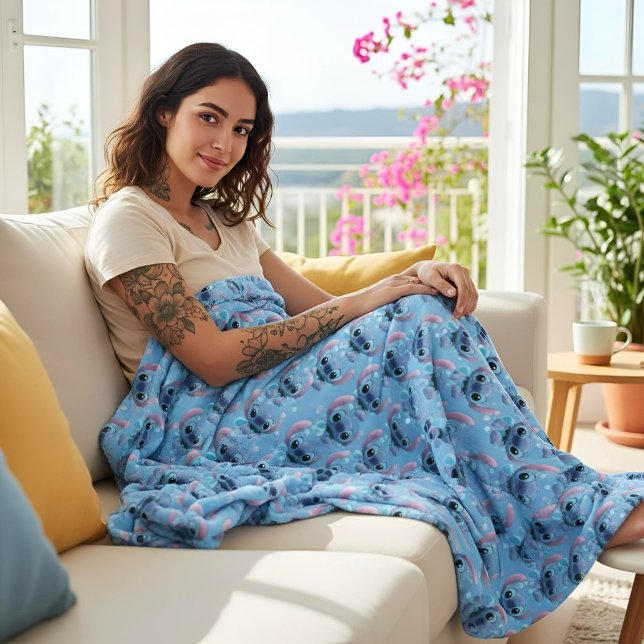 Couverture Polaire Stitch (Créateur téléchargé)