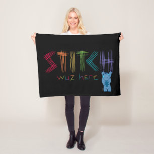 Couverture Polaire Stitch Était Là