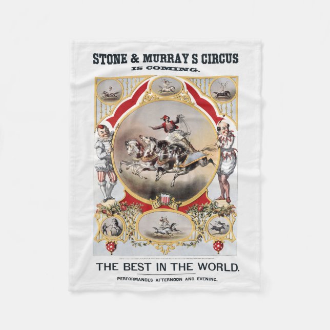 Couverture Polaire Stone & Murray's Circus, Circa 1870. (Devant)