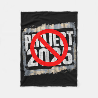 Couverture Polaire Stop Project 2025 Anti-trump Pro-biden Anti-gop