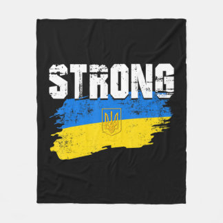 Couverture Polaire Stopper Avec L'Ukraine Aimer Soutenir Ukraine Homm