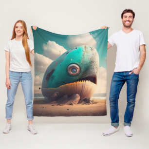 Couverture Polaire Strange Whale