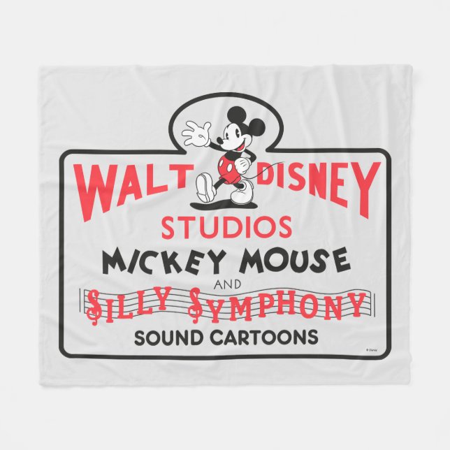 Couverture Polaire Studios vintage Walt Disney (Devant (Horizontal))