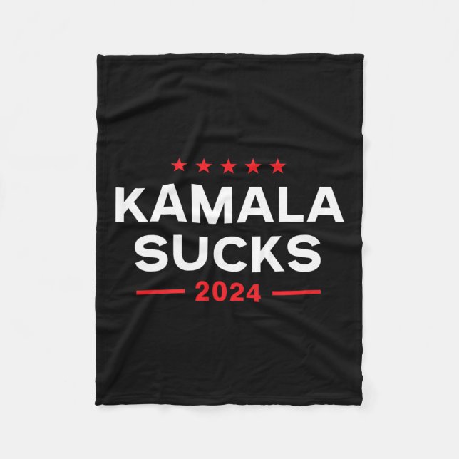 Couverture Polaire Sucks 2024 Anti Kamala Harris (Devant)