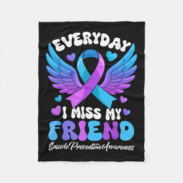 Couverture Polaire Suicide Awareness Friend Suicide Prevention Awaren (Devant)