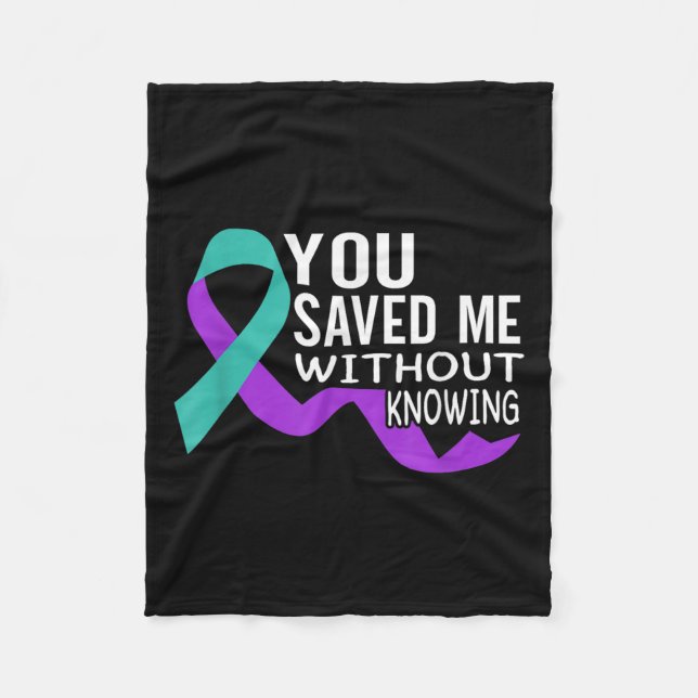 Couverture Polaire Suicide Awareness Suicide Prevention Suprt Survivo (Devant)