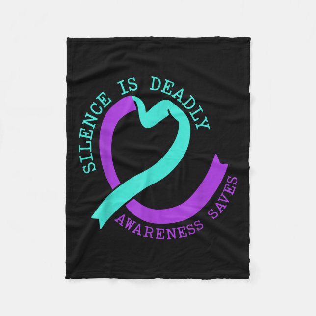Couverture Polaire Suicide Awareness Suicide Prevention Suprt Survivo (Devant)