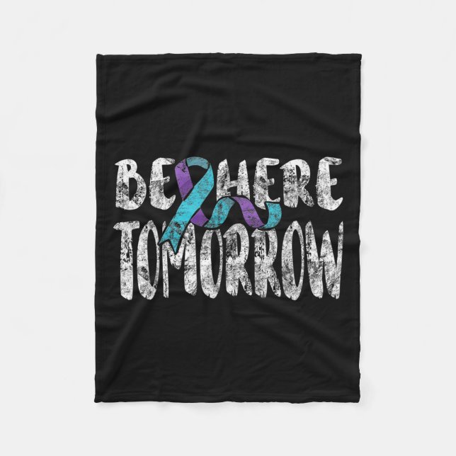 Couverture Polaire Suicide Awareness Suicide Prevention Suprt Survivo (Devant)