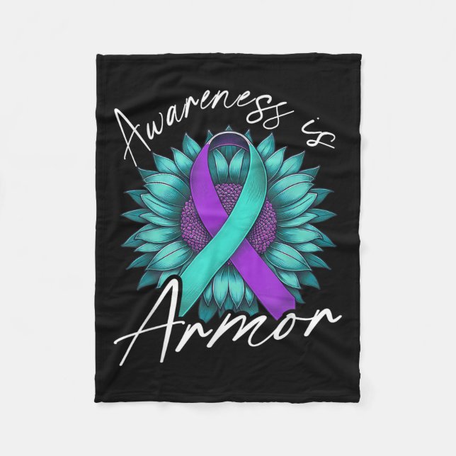 Couverture Polaire Suicide Awareness Suicide Prevention Suprt Survivo (Devant)