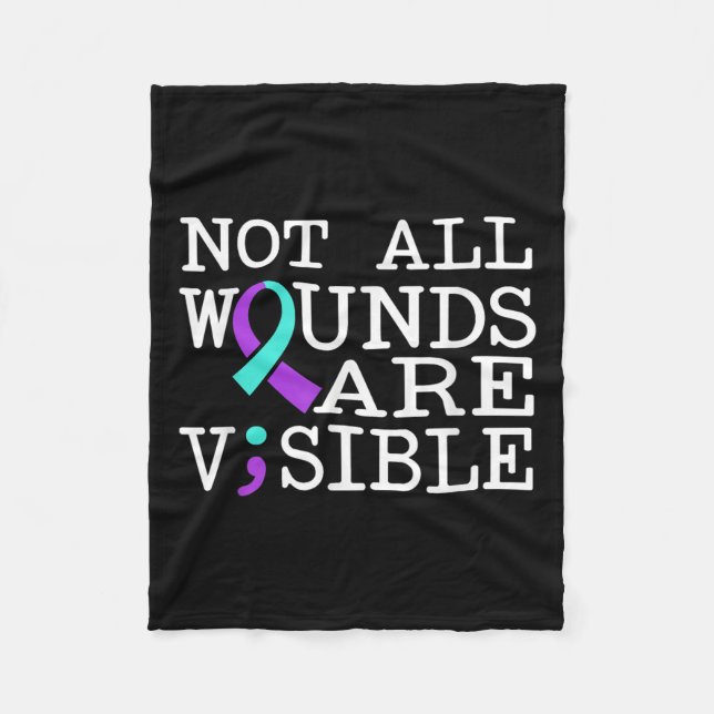Couverture Polaire Suicide Awareness Suicide Prevention Suprt Survivo (Devant)