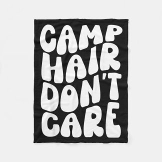 Couverture Polaire Summer Camp Hair Dont Care Camping Shirt For Teen