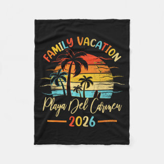 Couverture Polaire Summer Family Vacation 2026 Mexico Playa Del