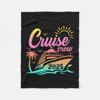 Couverture Polaire Summer Vacation Cruise Crew 2025 Trip Matching Fam