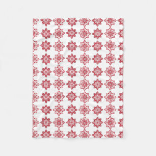 Couverture Polaire SUN traditionnel letton motif géométrique IV
