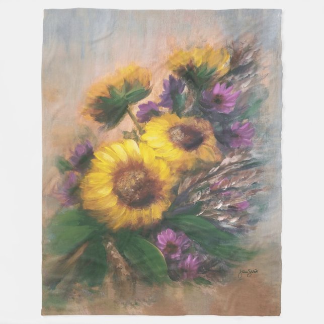 Couverture Polaire Sunflower Breeze (Devant)
