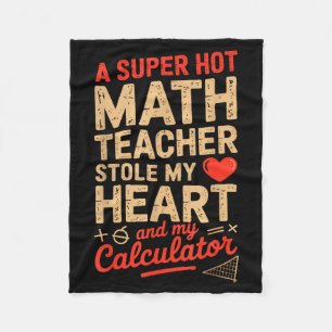 Couverture Polaire Super Chaude Prof de Maths a Volé Ma Calculatrice