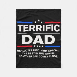 Couverture Polaire Super papa drôle Donald Trump Fête des pères