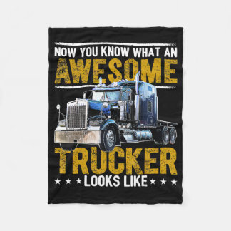 Couverture Polaire Super Trucker Grand Cadeau Pour Hommes Et Truckers
